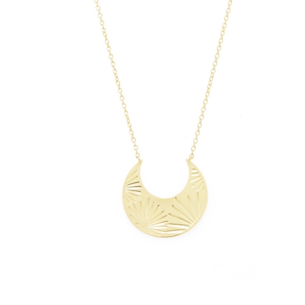 Gorjana Azul Crescent Necklace - Picture 3 of 9